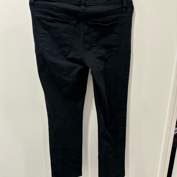 Universal Thread High Rise Slim Straight Jeans Women's 6/28R Black 5-Pocket - Picture 3 of 7